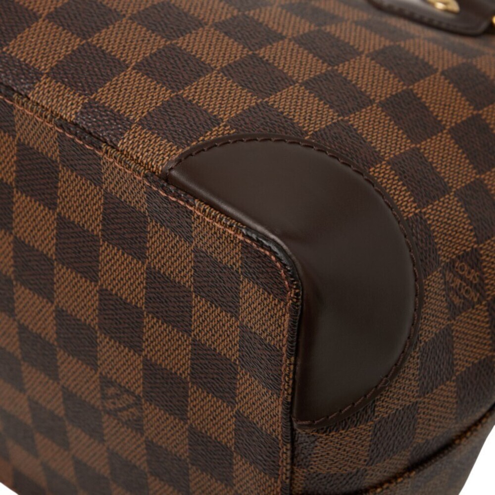 LOUIS VUITTON Brown Damier Leather Tote Bag - Picture 6 of 12